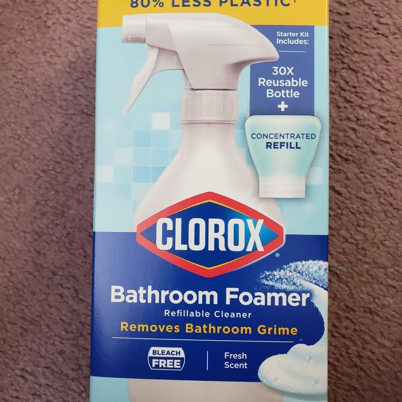 Clorox® Bathroom Foamer Refillable Cleaner Starter Kit