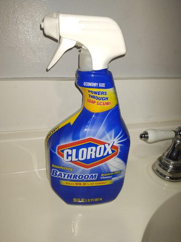Clorox Disinfecting Bathroom Cleaner Spray Bottle, 30 fl oz - Ralphs