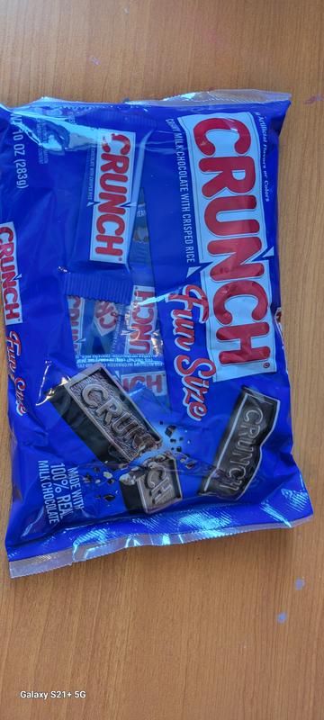 Crunch Chocolate Bars, Fun Size, Small Bag