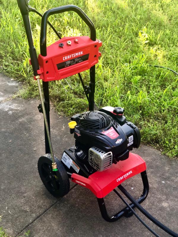 Craftsman pressure washer 2200 deals psi 1.9 gpm