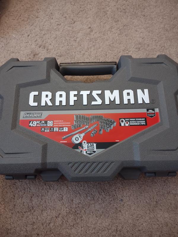 Craftsman 49-Piece OVERDRIVE Mechanics Tool Set - CMMT99049L
