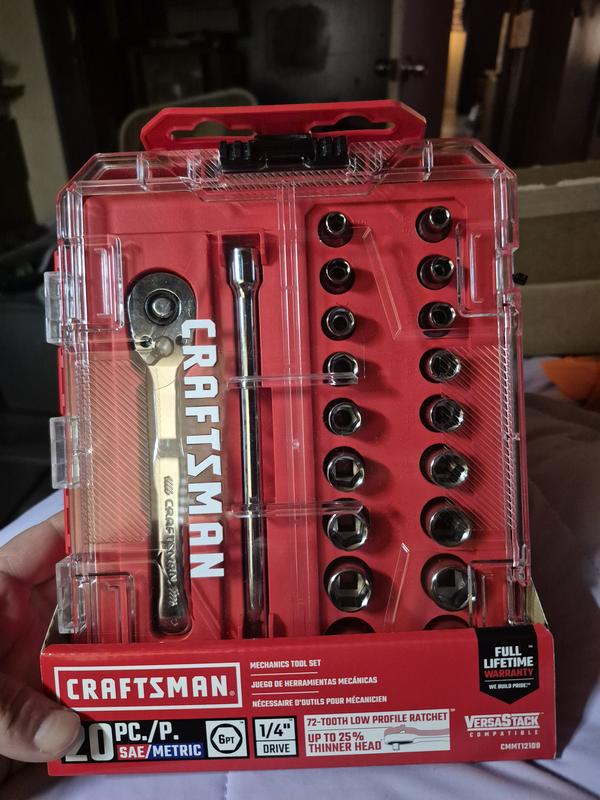 Craftsman 20-Piece 1/4