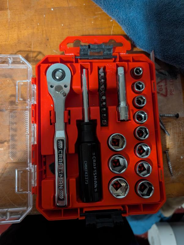 3/8-in Drive mm Mechanics Tool Set (24-piece)