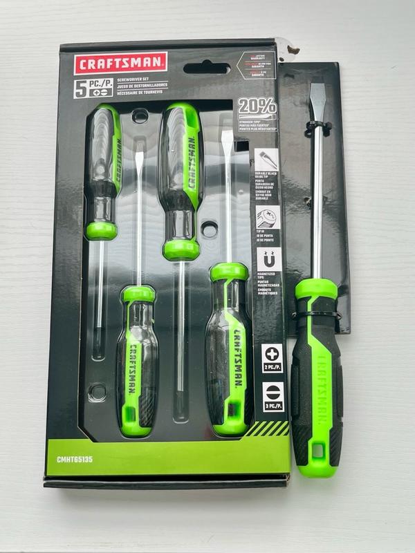 Hi-Vis Screwdriver Set (5 Pc)