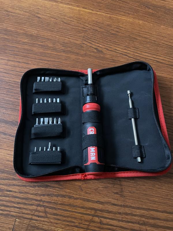 CRAFTSMAN® 26-piece 6-inch Multi-bit Ratcheting Screwdriver Set