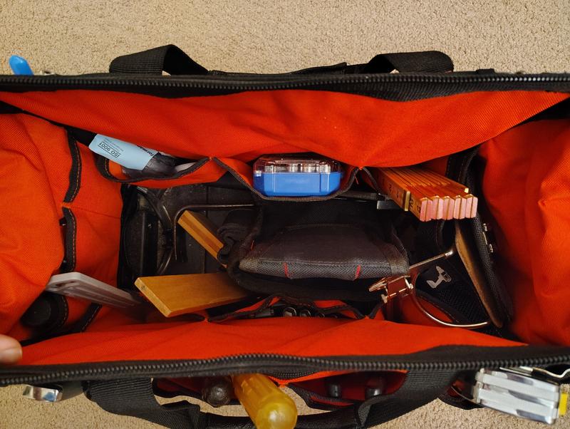 VersaStack™ 17-in Zippered Tool Bag With 31 Pockets
