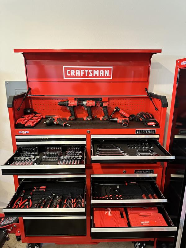 CRAFTSMAN® S2000 Series 52 Inch Wide 8-Drawer Tool Chest (Red)