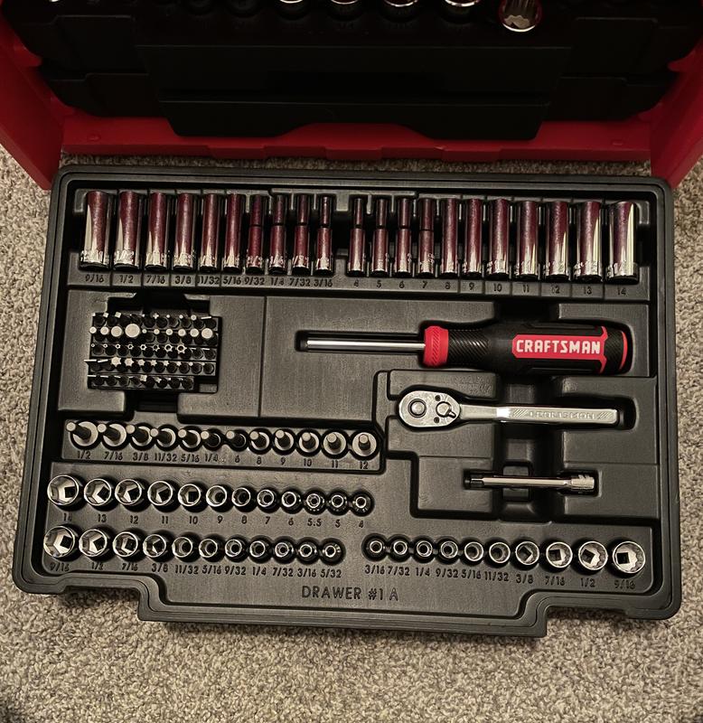 Craftsman 268 deals piece tool set