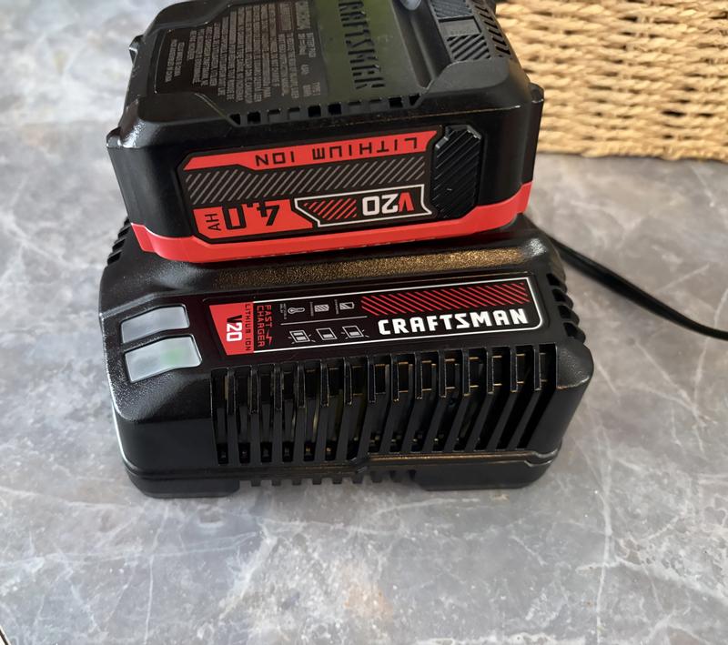 Shop CRAFTSMAN V20 Power Tool Battery Kit & 120 Lithium-ion Air ...