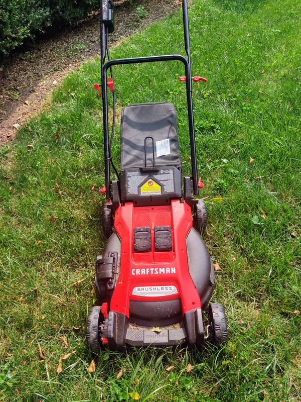 CRAFTSMAN V20 20 volt Max 20 in Cordless Push Lawn Mower 5 Ah