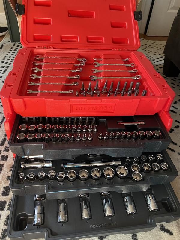 CRAFTSMAN 268-Piece Standard (SAE) and Metric Combination Polished