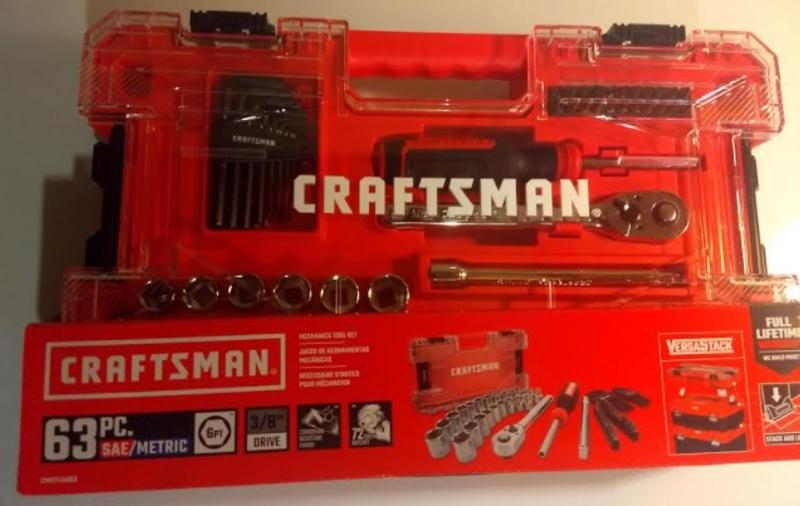 Craftsman 63 deals piece tool set