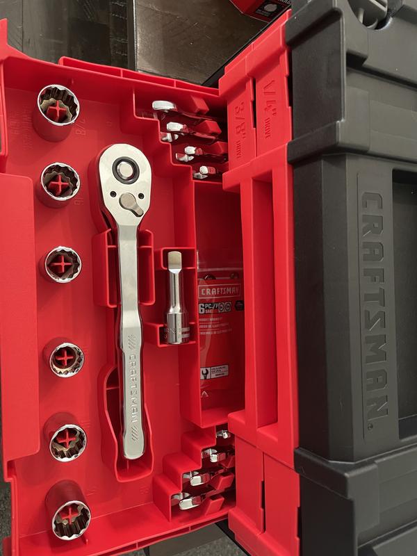 VersaStack™ Standard (SAE) And Metric Mechanics Tool Set With Case