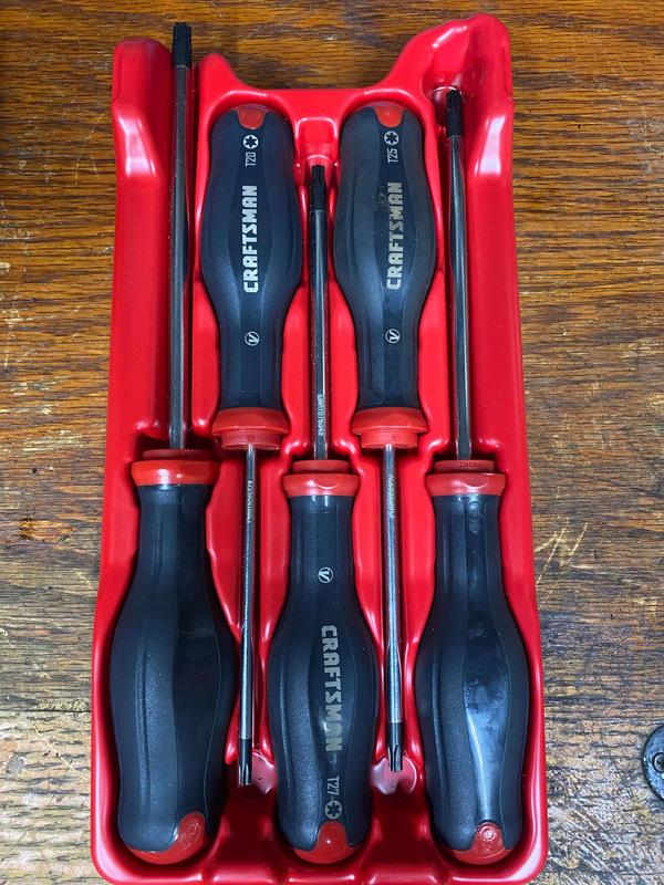 5 pc. SCREWDRIVER SET COMMON SIZES - The Westview Shop