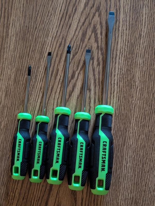 Hi-Vis Screwdriver Set (5 Pc)