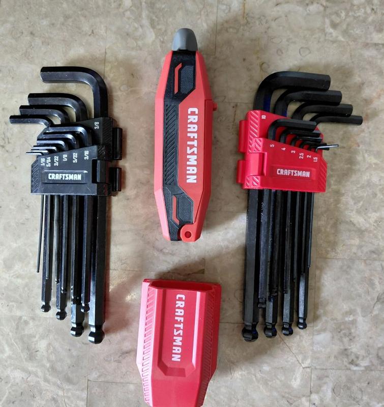 20-piece Universal L-to-t Hex Key Set