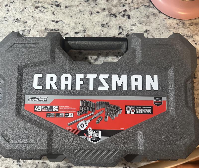 Craftsman 49-Piece OVERDRIVE Mechanics Tool Set - CMMT99049L