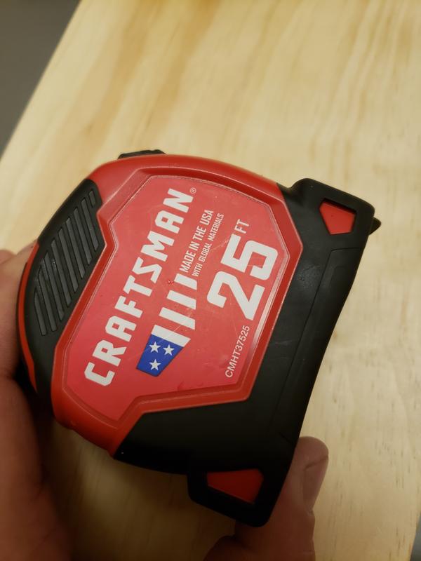 CRAFTSMAN Tape Measure, PRO-11, 25-Foot (CMHT37525)