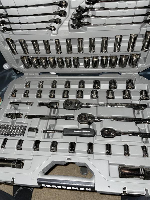 CRAFTSMAN® OVERDRIVE™ Standard (SAE) and Metric Mechanics Tool Set
