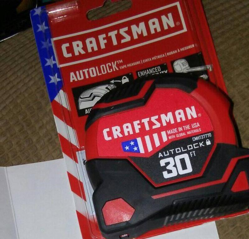 Craftsman 30 Ft. 1” Heavy Duty Locking Tape Measure 39530 MADE IN USA (t31)