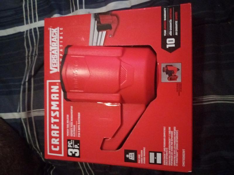 CRAFTSMAN VERSATRACK 3 -Piece 5.1-in RED/BLACK Plastic Multipurpose ...