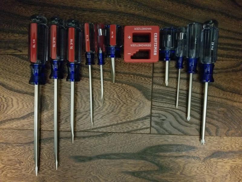 12-piece assorted screwdriver set