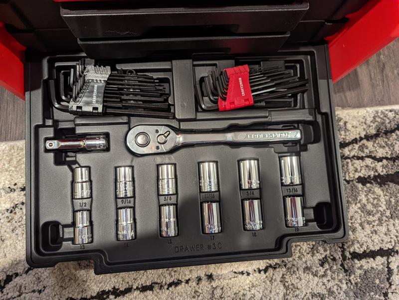 Craftsman 268 deals piece tool set