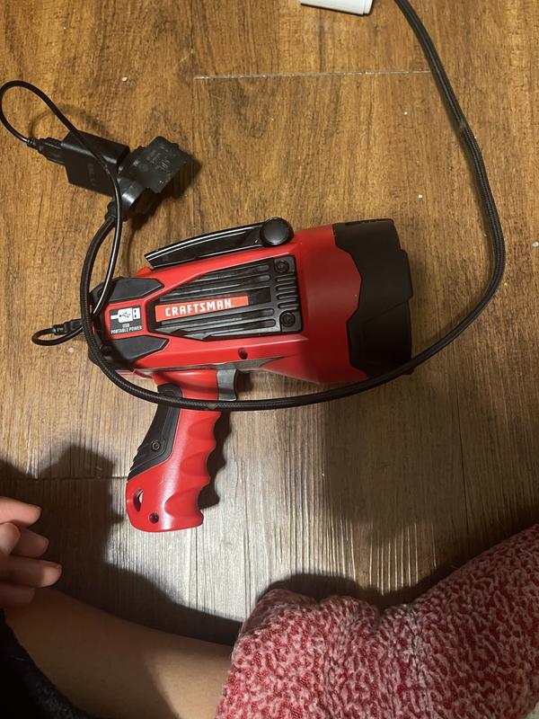 craftsman 920 lumen led rechargeable flashlight V20 Work Light, Spotlight Flashlight, 2,500 Lumens, Spotlights Handheld, Cordless, Tool Only (CMCL060B) Handheld Flashlights by CRAFTSMAN Impact Wrench Craftsman V20 Craftsman