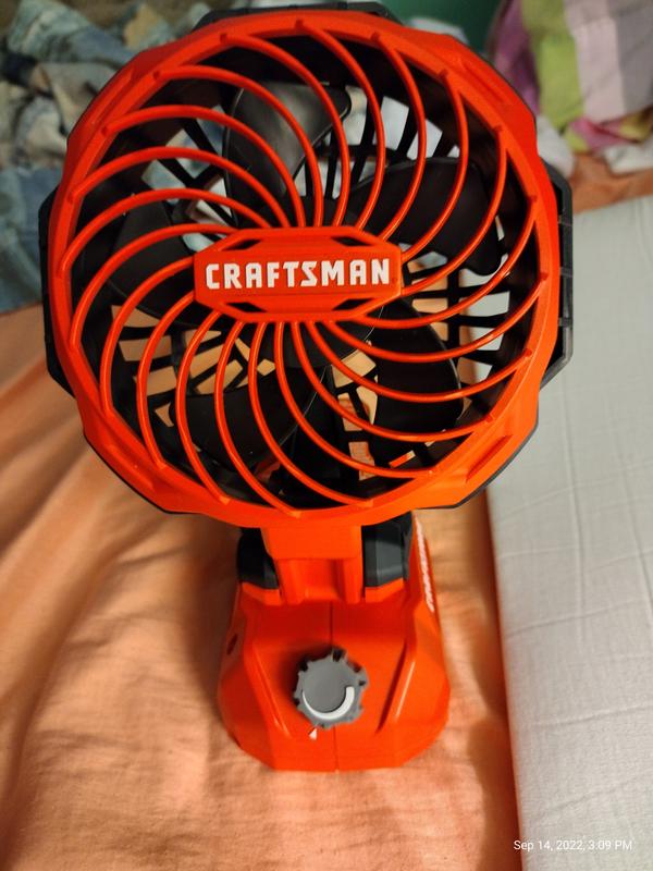 Craftsman discount battery fan