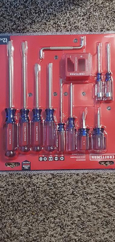 Craftsman 12 Piece Acetate Screwdriver Set - CMHT65044 | Blain's