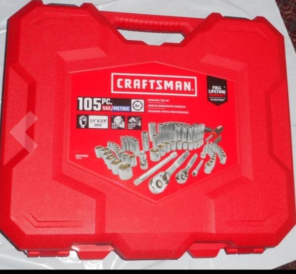 Craftsman 105 piece mechanics tool deals set