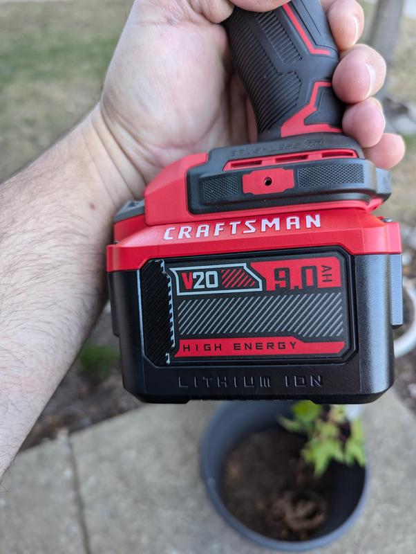 Craftsman v20 9.0 battery sale