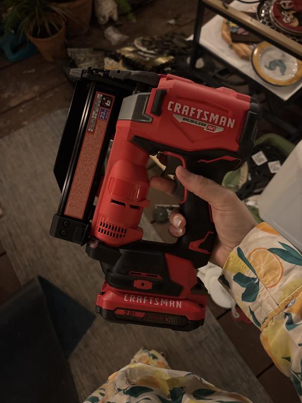 --0²nail-- CRAFTSMAN V20 Brushless RP 1-3/8-in 23-Gauge Cordless Pin