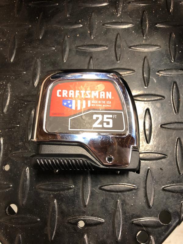 Craftsman Keychain Tape Measure, 6 ft (CMHT37106G)