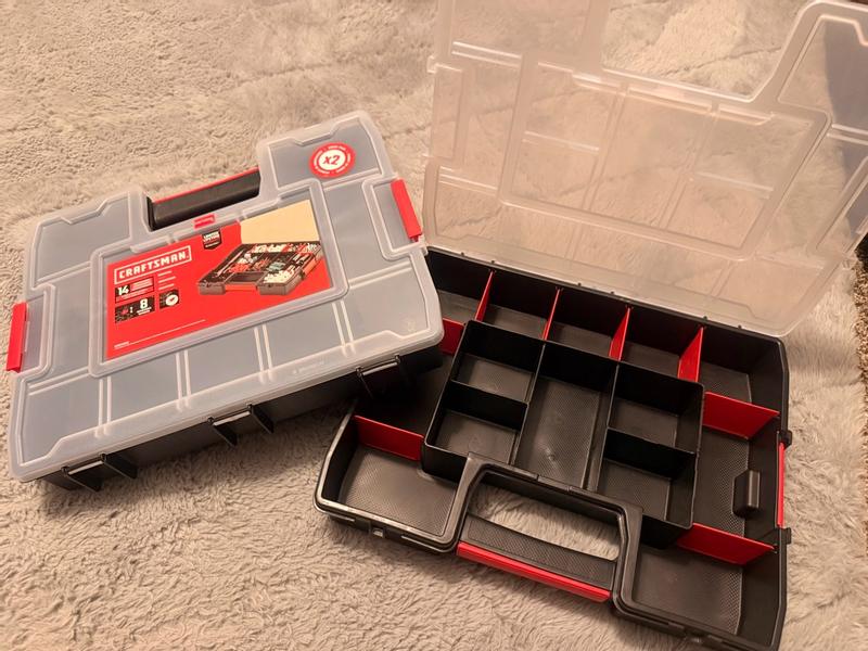 14-Compartment Medium Parts Organizer (2-Pack)