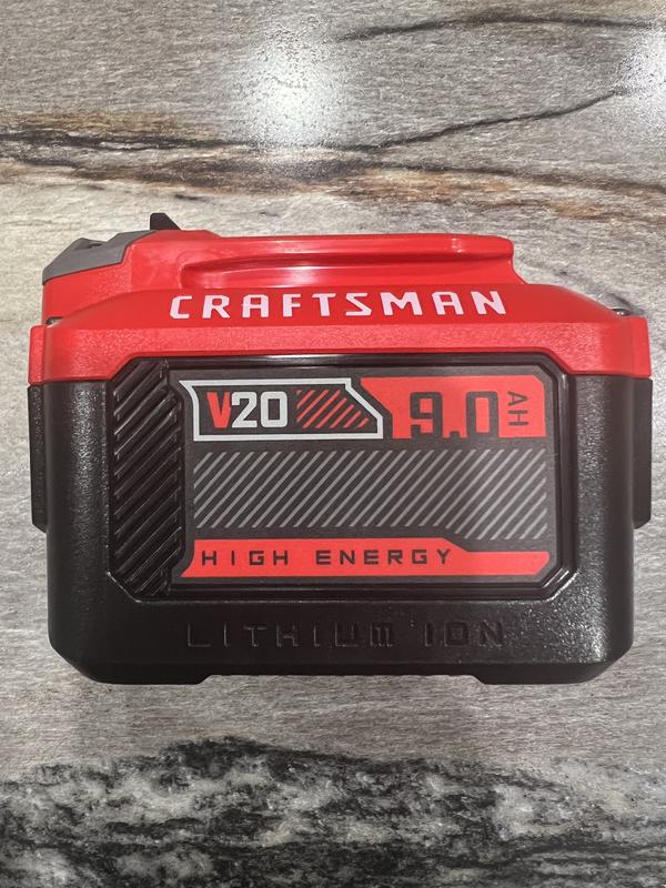 CRAFTSMAN V20 20 V Lithium ion Battery 9 Ah in the Power Tool Batteries Chargers department at Lowes
