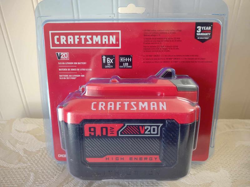 CRAFTSMAN V20 20 V Lithium ion Battery 9 Ah in the Power Tool Batteries Chargers department at Lowes