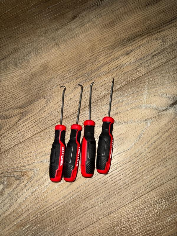 TOOLS TYPE-C QUAD フィン ブラック/レッド4枚セット Hook And Pick Set