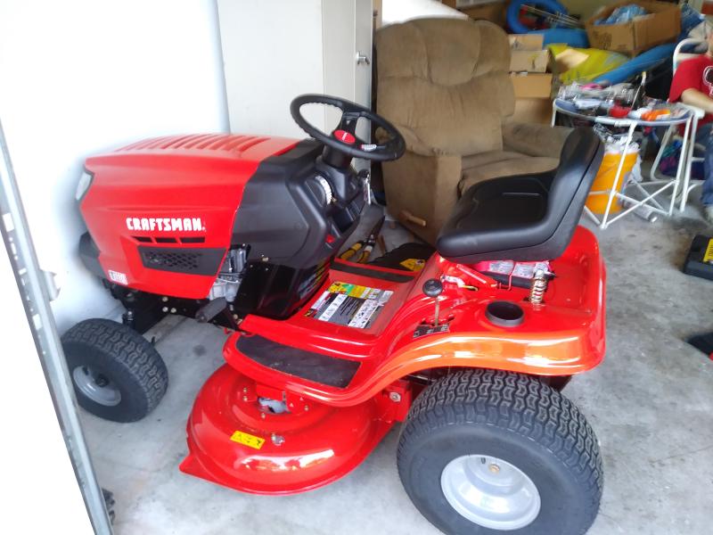 Smooth and Sleek Riding Lawn Mower