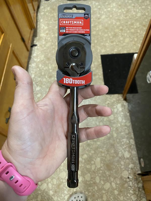 CRAFTSMAN OVERDRIVE™ 3/8-inch Drive 180-tooth Ratchet