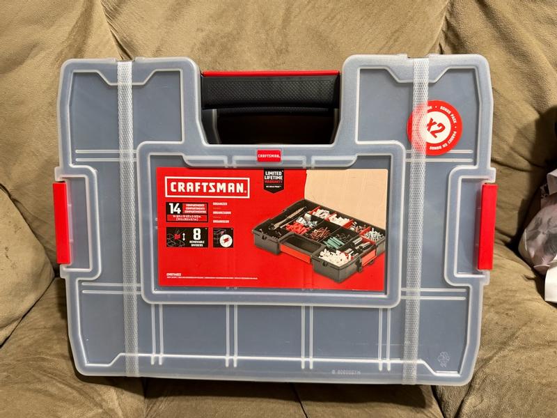 14-Compartment Medium Parts Organizer (2-Pack)