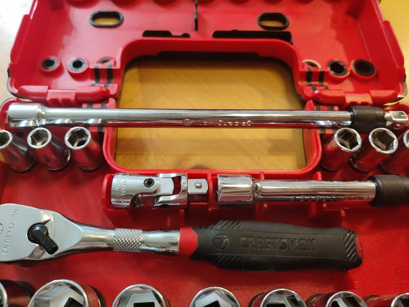 CRAFTSMAN® V-Series™ 3/8-Inch Drive 6-Point Metric Tool Set with