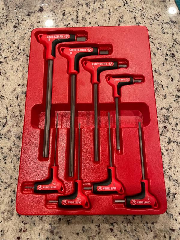 V-Series™ x-tract Technology Metric T-handle Set (8-piece)