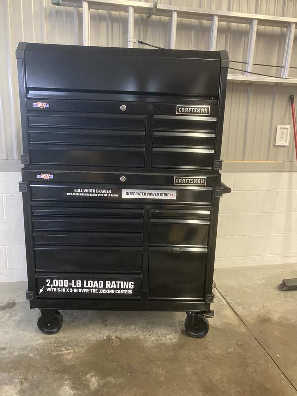 CRAFTSMAN 2000 Series 52-in W x 37.5-in H 10-Drawer Steel Rolling