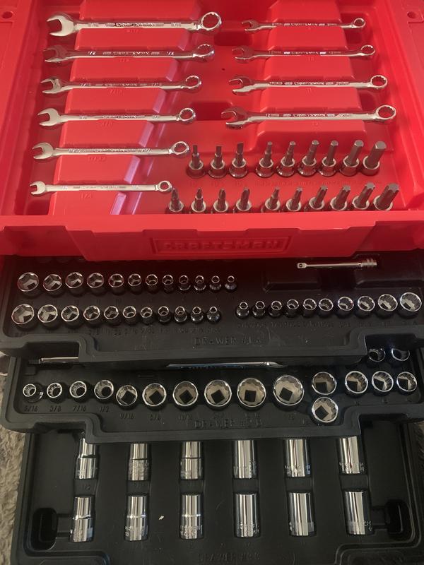 Craftsman 268 deals piece tool set