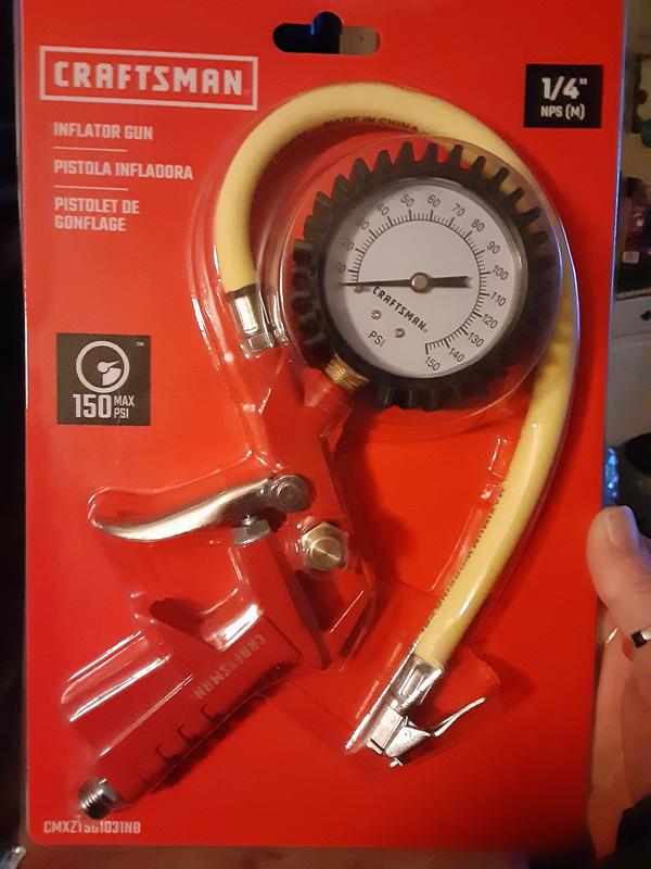 CRAFTSMAN Inflater Gun in the Air Compressor Accessories department at ...