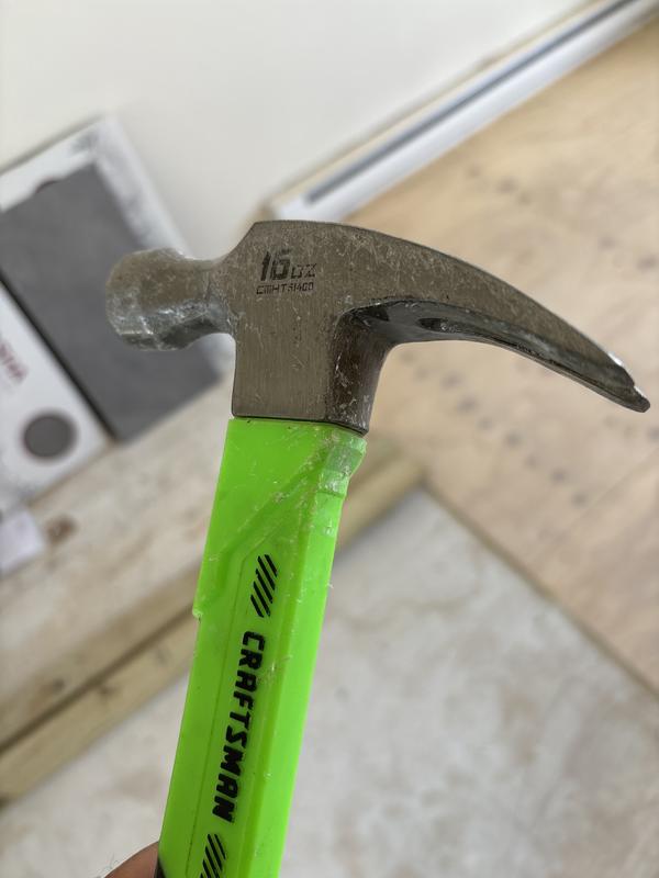 16 Oz. Fiberglass Claw Hammer