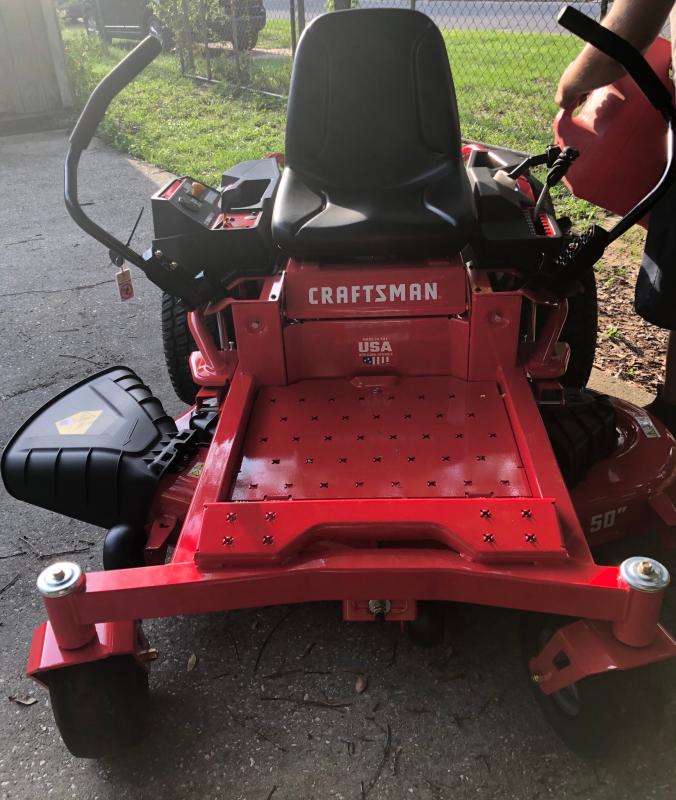 Craftsman z550 best sale oil type