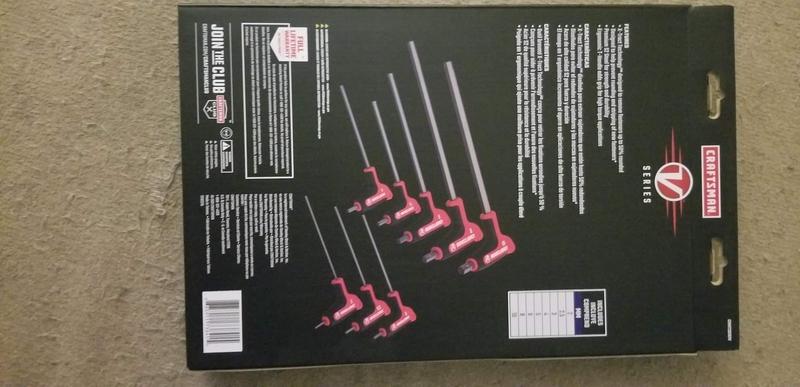 V-Series™ x-tract Technology Metric T-handle Set (8-piece)