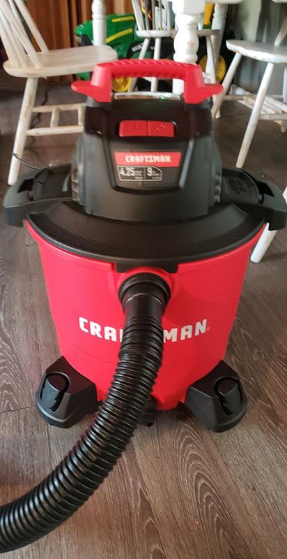 Corded 9-Gallon 4.25 Peak Hp Electric Wet/Dry Shop Vac With